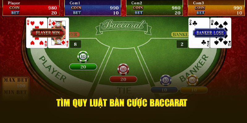 Tìm quy luật bàn cược baccarat 